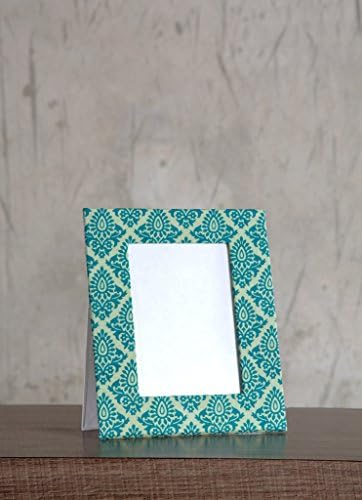 Ocean Home Store Elegant Buta Green Photoframe / Picture Frame Size - 6x4 Inches