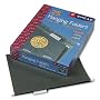 Smead Flex-i-Vision Letter Size 1/5 Tab Cut Green Hanging File Folders 25 Count (64055)