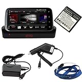 EVOPower USB Dual Docking Cradle Sync Charger with 2nd Battery Charging Slo ....