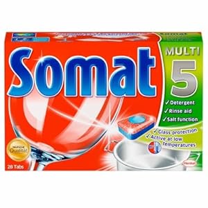 Somat Dishwasher Detergent Tabs - Case of 7