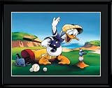 Donald Duck: Temper Temper Print matted (11 X 14)