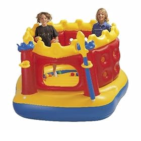 New Intex Phthalate Free 85 x 76 x 45 Jump-o-Lene Castle Bouncer Inflatable Trampoline by Intex