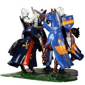 Knights of Agincourt - Knights Duelling - Mounted 40240