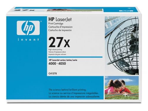 NEW HEWLETT PACKARD OEM TONER FOR HP LASERJET 4000 - 1-27X HI BLACK TONER (Printing Supplies)