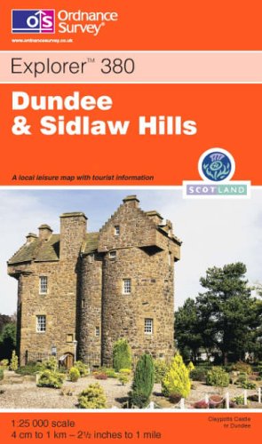 City Travel Guides Discounted  Livres : Carte de randonnée : Dundee and Sidlaw Hills (en anglais)