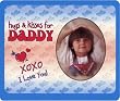 Hugs & Kisses for Daddy - Photo Magnet Frame