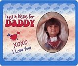 Hugs & Kisses for Daddy - Photo Magnet Frame
