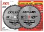 Skil 75342 10-Inch Saw Blade Combo Pack with 60 Tooth Crosscutting Blade and 28 Tooth Ripping Blade