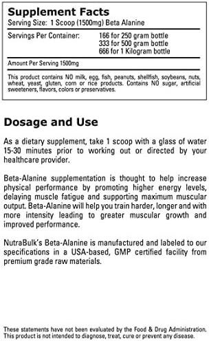 Beta Alanine 1000 Grams