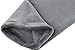 Ekouaer Unisex Plush Microfiber Fleece Bathrobe Bath Spa Robe,Large/XL
