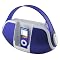 iLive Portable Music System with iPod Dock - Purple (IB109PR)