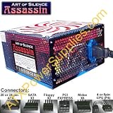 Powmax Assassin 500W 20+4-pin ATX Power Supply with SATA (Blue)