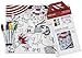 Modern Twist Mark-Mat Set 100% Food-Grade Silicone, Waterproof and Reusable Color Sheet & 3 Dry Erase Markers for Kids – Circus