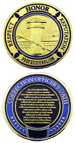 Correction Officer's Oath Challenge Coin - Individual