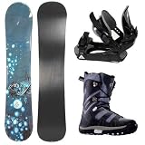 Kemper Fish Kid's / Boy's Snowboard Package w/ Boots & Bindings