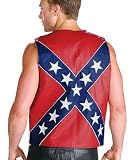 Mens American Rebel Leather Vest