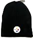 Pittsburgh Steelers NFL Licensed Black Knit Beanie and Utility Glove Set Hat Gift
