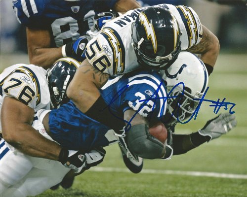 SHAWNE MERRIMAN,SAN DIEGO CHARGERS,MARYLAND TERRAPINS,TERPS,BUFFALO BILLS,SIGNED,AUTOGRAPHED,8X10 PHOTO,COA, RARE HARD PHOTO TO FIND