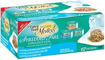 Fancy Feast Elegant Medleys Shredded Fare Collection, 12-Count Variety Packs, 3-Ounce Cans (Pack of 2)