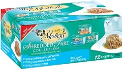 Fancy Feast Elegant Medleys for Cats, Shredded Fare Collection, 3-Ounce Cans (Pack of 24)