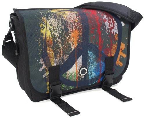 DadGear Messenger Diaper Bag - Peace