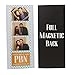 Photo Booth Nook | 2x6 Flexible Magnetic Photo Booth Picture Frames (50 Count) | Crystal Clear Display with Strong Magnet | Bulk