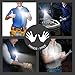 Hands Free Light Clips to Clothing - never have to fumble with a flashlight again - Best Lights for Camping, Dog Walking or Running after Dark - Nina’s Light Pack of 2 with Bonus Mini Screwdriver