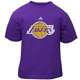adidas Los Angeles Lakers Toddler Purple Primary Logo T-shirt