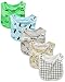 Rosie Pope Baby Newborn Boy's 5 Pack Tucan and Banana Themed Bibs