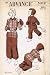Advance 5319 Sewing Pattern Ski Snow Suit Jacket Trousers Helmet Size 8