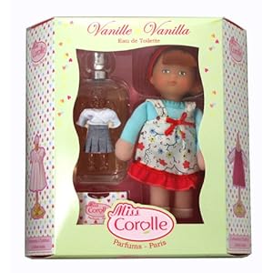 Miss Corolle Dolls by Parfums Corolle for Women Gift Set Vanille, 4 Piece