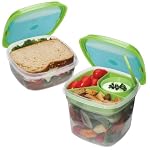 Fresh Selects Salad & Sandwich Lunch Containers (Set of 2)