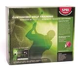 SPRI VIC-GR Custom Sports Training - Golf with 65cm Xercise Ball Hand Pump One Red Xertube One Green