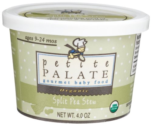 Petite Palate Split Pea Stew, 4-Ounce Paper Cup (Pack of 24) by Petite Palate