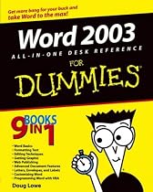 Word 2003 All-in-One Desk Reference for Dummies (For Dummies (Computers))