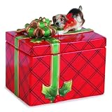 Fitz and Floyd Claus Paws Lidded Box (Dog)