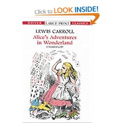 Alice's Adventures in Wonderland (Dover Large Print Classics)