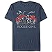 Star Wars Young Men's Hero Logo T-Shirt, Navy Heather, Medium