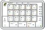 Bluetooth FrogPad Left Handed PC or Mac ( BLMAC1500L )