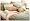 DKNY Iridescent Sheer California King Bed Skirt, Pale Orange