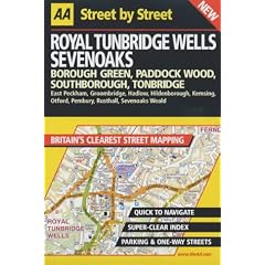 AA Street by Street Royal Tunbridge Wells, Sevenoaks (AA Street by Street)