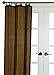 Bamboo BRP074084-11 Bamboo Ring Top Curtain, 40 x 84- Inches, Colonial Brown
