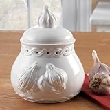 Deluxe Stoneware Garlic Keeper