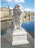 IMAGE OF Lion of Florence Sentinel Statue and Base