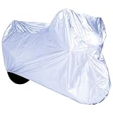 Diamond Plate Motorcycle Cover - Silver