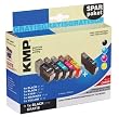 KMP Sparpaket Tintenpatronen 1x schwarz 3eBK, 1x schwarz 6BK, 1x cyan, 1x magenta, 1x gelb ersetzt: Canon 1x BCI-3eBK , 1x BCI-6BK,  1x BCI-6C, 1x BCI-6M, 1x BCI-6Y