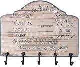 Plage Beau Soleil Aged Wood Vintage French look coat or clothing rack