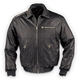 U.S. Navy Mens Leather Bomber Jacket: United States Navy Gift