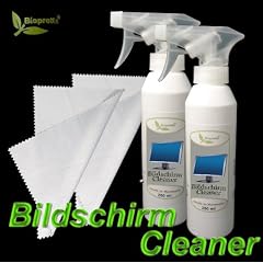 Biopretta Bildschirm Cleaner Original, 2x250ml + Spr�hkopf LCD/TFT+Plasma Reiniger+2 Prof.Microfasertuch