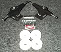 Frontage Pro Black Skateboard Deck Trucks Pkg